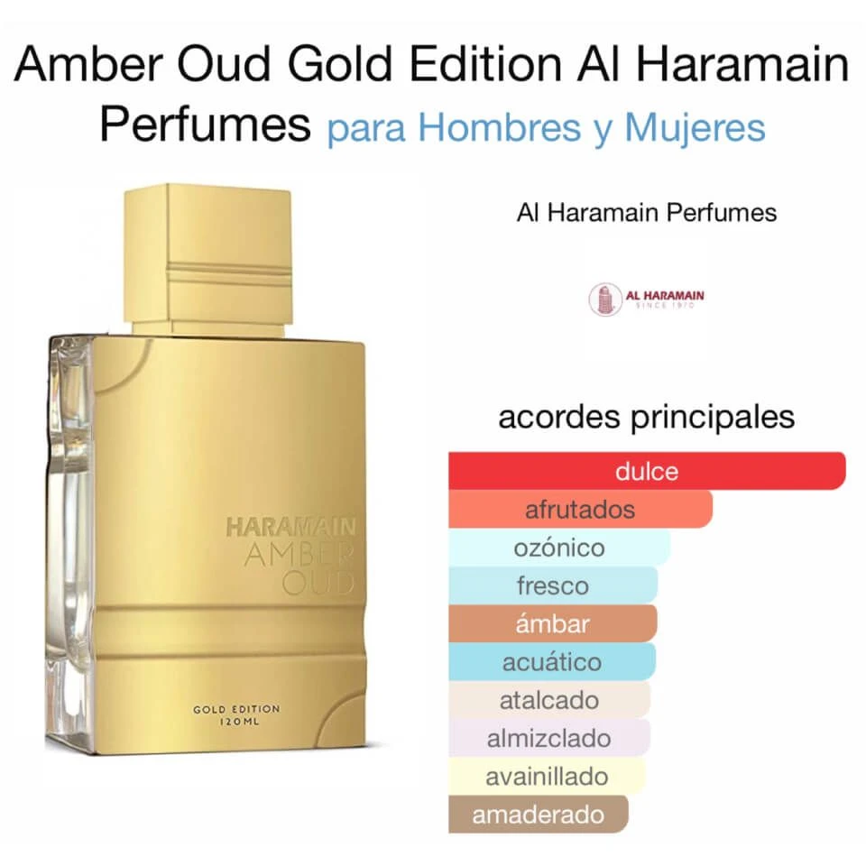Al Haramain Amber Oud Gold Edition EDP Unisex (60 ML) - Imagen 4