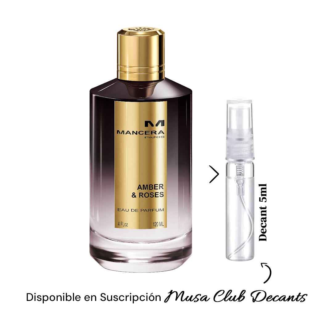 Mancera Amber & Roses EDP – Decant 4 ml